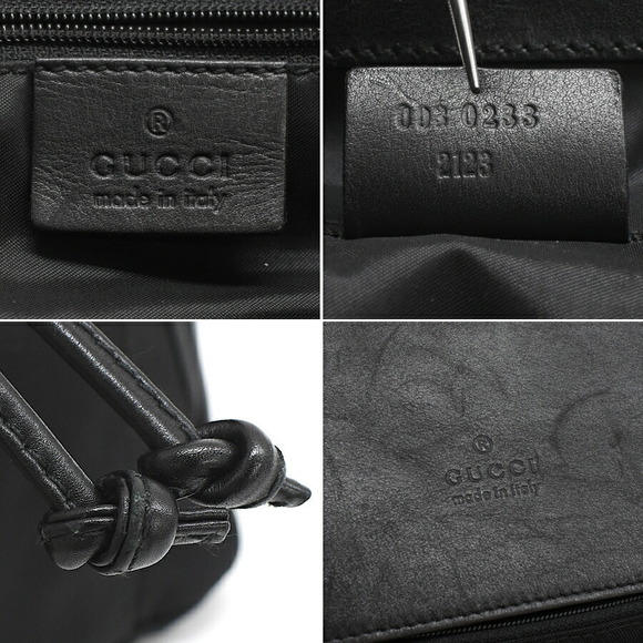 Gucci Canvas Backpack Black - Picture 9 of 9